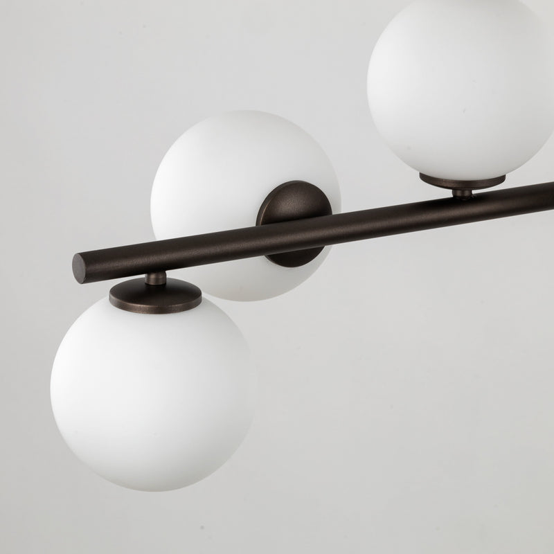 ESTERA 9-Light Scandinavian Glass Pendant Light for Dining Table & Modern Interiors-4