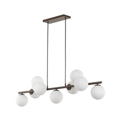 ESTERA 9-Light Scandinavian Glass Pendant Light for Dining Table & Modern Interiors-6