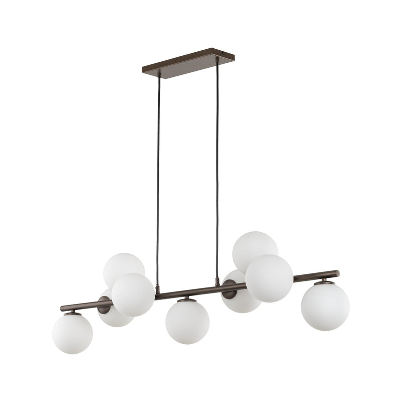 ESTERA 9-Light Scandinavian Glass Pendant Light for Dining Table & Modern Interiors-6