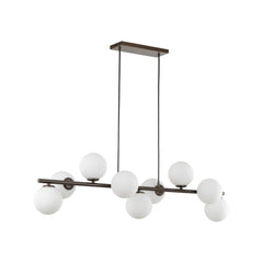 ESTERA 9-Light Scandinavian Glass Pendant Light for Dining Table & Modern Interiors-8