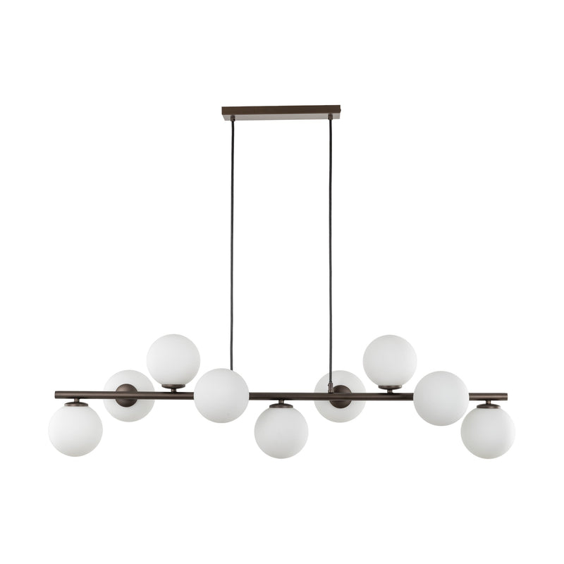 ESTERA 9-Light Scandinavian Glass Pendant Light for Dining Table & Modern Interiors-9