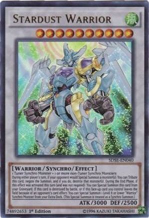 Stardust Warrior (SDSE-EN040) - Structure Deck: Synchron Extreme 1st Edition-1