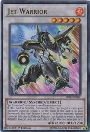 Jet Warrior (SDSE-EN041) - Structure Deck: Synchron Extreme 1st Edition-1