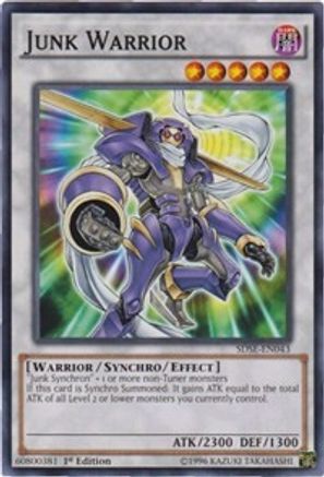 Junk Warrior (SDSE-EN043) - Structure Deck: Synchron Extreme 1st Edition-1