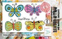 AALL and Create  A7 Stamp Set - 1041 - Mariposa-1