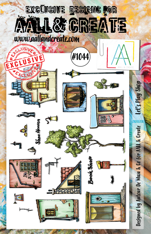 AALL and Create A5 Stamp Set - #1044 - Let's Play Shop-1