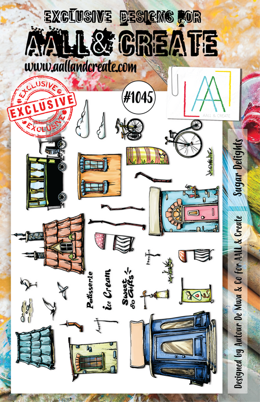 AALL and Create A5 Stamp Set - #1045 - Sugar Delights-1