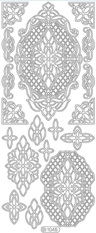 Deco Stickers - Ornate Lattice Designs-1