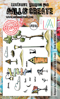 AALL and Create Set de tampons A6 - #1046 - Route vers Nulle Part-1
