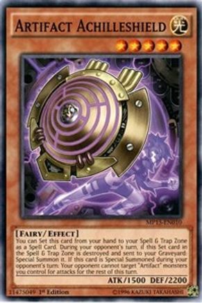 Artifact Achilleshield (MP15-EN010) - 2015 Mega-Tins Mega Pack 1st Edition