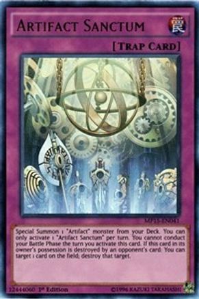 Artifact Sanctum (MP15-EN041) - 2015 Mega-Tins Mega Pack 1st Edition-1