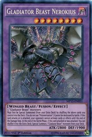 Gladiator Beast Nerokius (MP15-EN051) - 2015 Mega-Tins Mega Pack 1st Edition-1