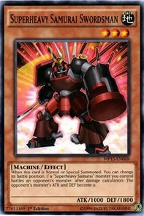 Superheavy Samurai Swordsman (MP15-EN068) - 2015 Mega-Tins Mega Pack 1st Edition