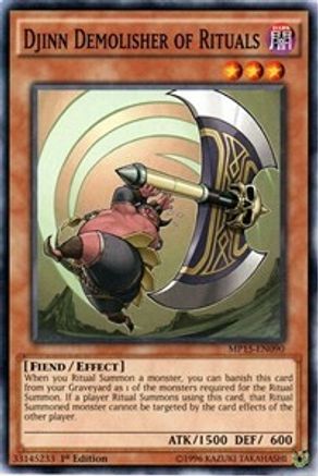 Djinn Demolisher of Rituals (MP15-EN090) - 2015 Mega-Tins Mega Pack 1st Edition