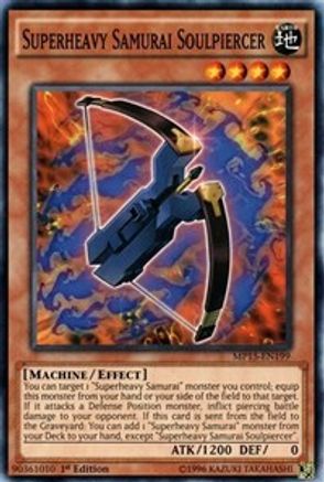 Superheavy Samurai Soulpiercer (MP15-EN199) - 2015 Mega-Tins Mega Pack 1st Edition-1