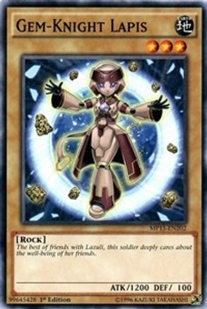 Gem-Knight Lapis (MP15-EN202) - 2015 Mega-Tins Mega Pack 1st Edition-1