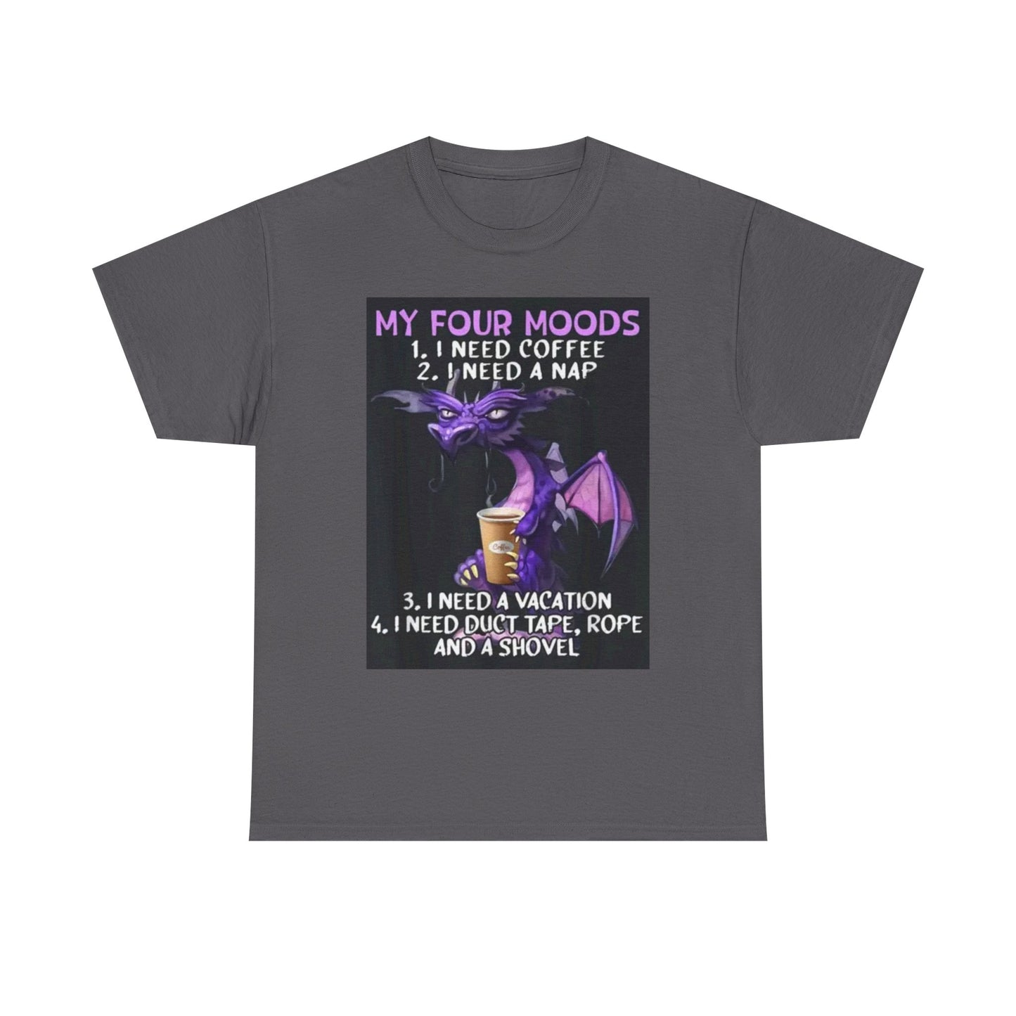 "My 4 Moods" Unisex Heavy Cotton Tee