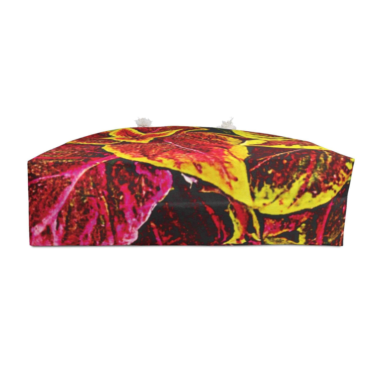 Variegated Coleus Leaf Weekender Bag | Colorful Botanical Tote | Large Tote Bag-6