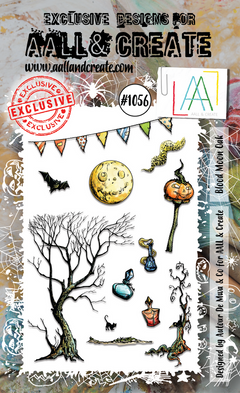 AALL and Create #1056 - A6 Stamp Set - Blood Moon Oak-1