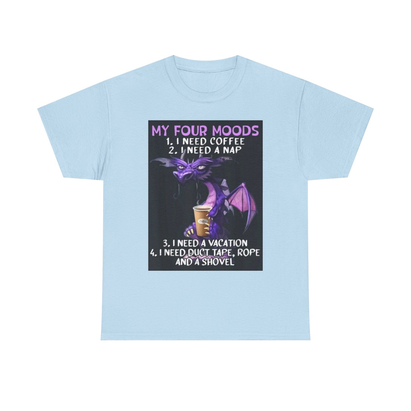 "My 4 Moods" Unisex Heavy Cotton Tee