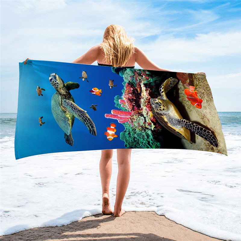 Square beach towel-12