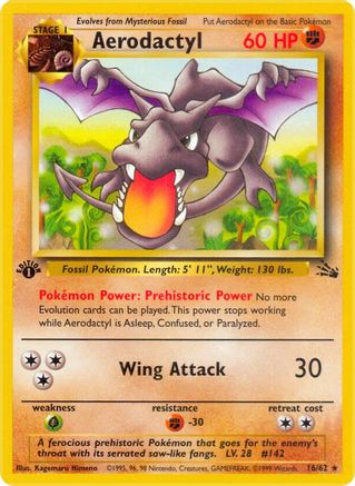 Aerodactyl (16) 16/62 - Fossil-1