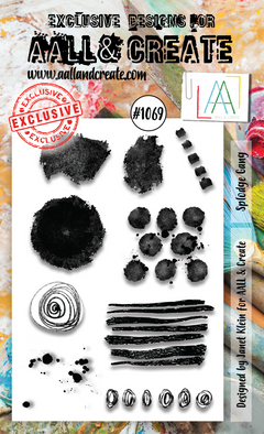 AALL and Create  A6 Stamp Set - 1069 - Splodge Gang-1