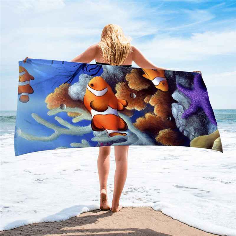 Square beach towel-5