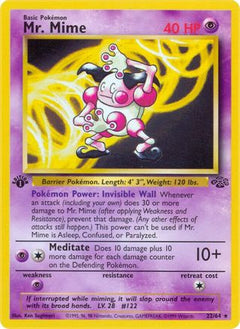 Mr. Mime (22) 22/64 - Jungle 1st Edition-1