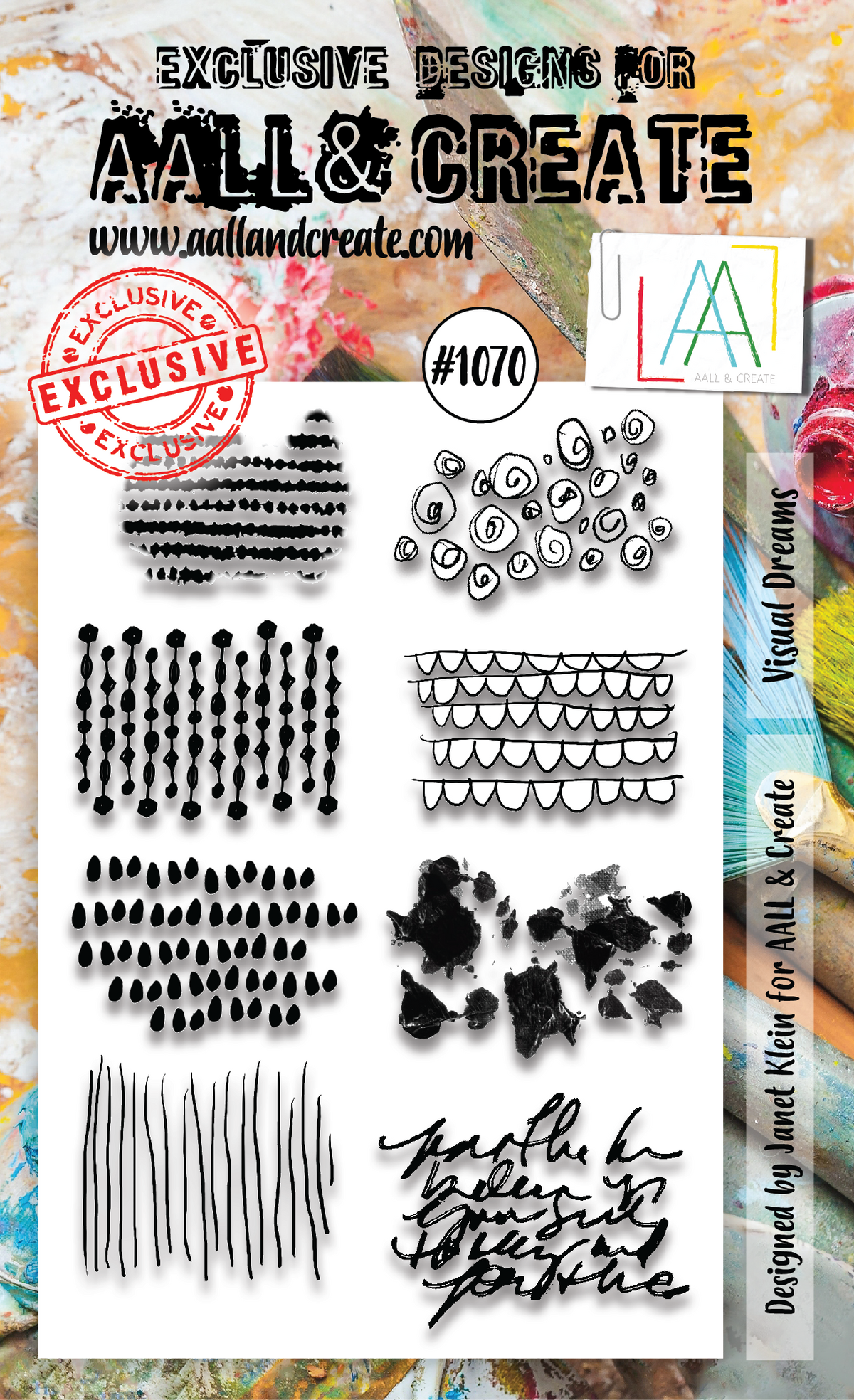 AALL and Create  A6 Stamp Set - 1070 - Visual Dreams-1
