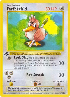 Farfetch'd 27 - Base Set Shadowless-1
