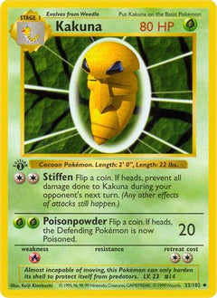 Kakuna 33 - Base Set Shadowless-1