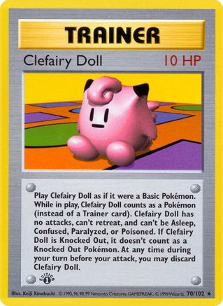 Clefairy Doll - Base Set Shadowless Unlimited-1
