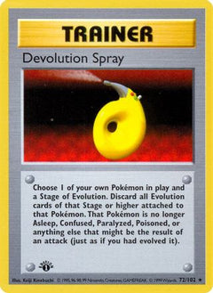Devolution Spray - Base Set Shadowless 1st Edition-1