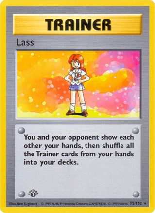 Lass 75 - Base Set Shadowless Unlimited-1