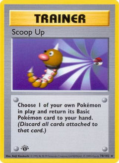 Scoop Up 78 - Base Set Shadowless-1