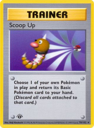 Scoop Up 78 - Base Set Shadowless-1