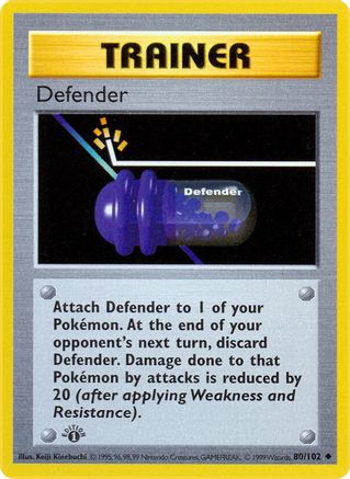 Defender 80 - Base Set Shadowless 1st Edition-1