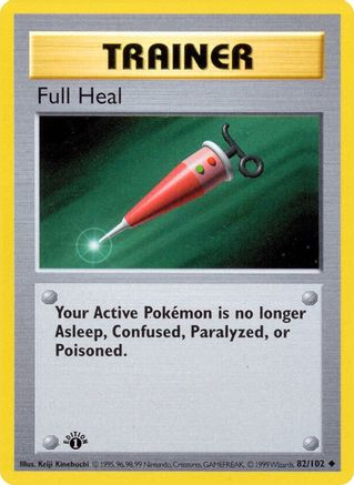 Full Heal 82 - Base Set Shadowless-1