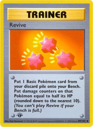 Revive 89 - Base Set Shadowless-1