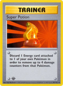 Super Potion 90 - Base Set Shadowless 1st Edition-1