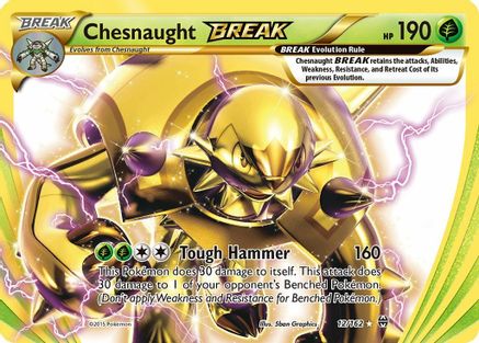 Chesnaught BREAK 12/162 - XY  BREAKthrough Holofoil-1