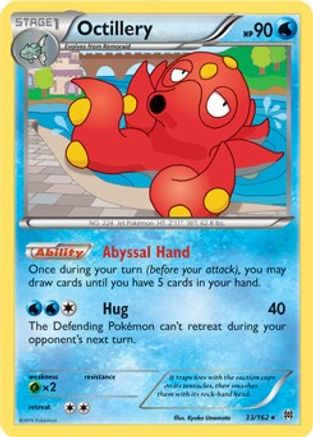 Octillery 33/162 - XY  BREAKthrough Reverse Holofoil-1