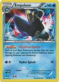 Empoleon 38/162 - XY  BREAKthrough Reverse Holofoil-1