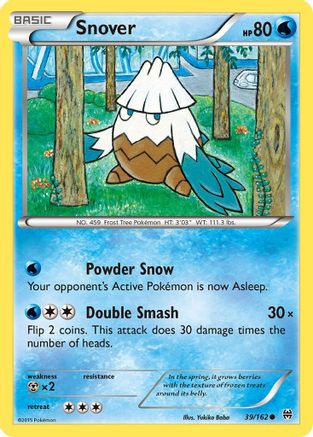 Snover 39/162 - XY  BREAKthrough Reverse Holofoil-1