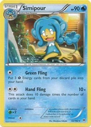 Simipour 42/162 - XY  BREAKthrough Reverse Holofoil