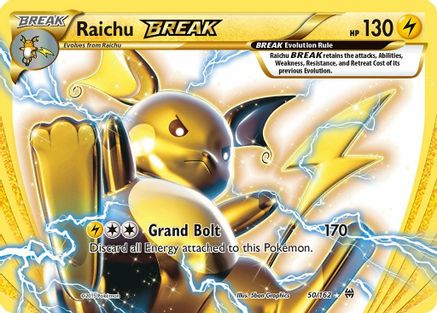 Raichu BREAK 50/162 - XY  BREAKthrough Holofoil-1