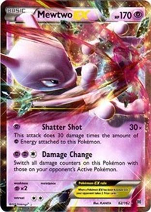 Mewtwo EX (62) 62/162 - XY  BREAKthrough Holofoil-1