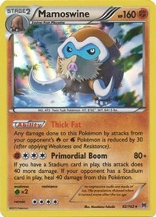 Mamoswine 82/162 - XY  BREAKthrough Holofoil