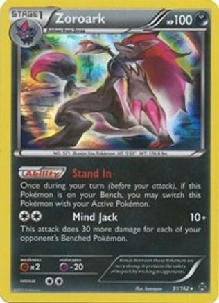 Zoroark 91/162 - XY  BREAKthrough Reverse Holofoil-1